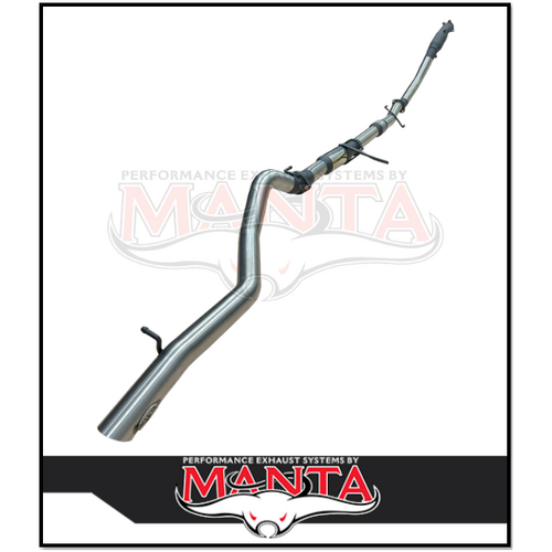 MANTA 3" TURBO BACK EXHAUST SYSTEM WITH CAT/HOTDOG FITS MITSUBISHI PAJERO SPORT QE QF QG 2.4L 4N15 4CYL 2015-2024 (SSMKMI0035)