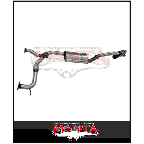 MANTA 3" STAINLESS STEEL CAT BACK EXHAUST WITH 2 MUFFLERS FITS NISSAN PATROL Y62 5.6L V8 2012-ON (SSMKNI0074)