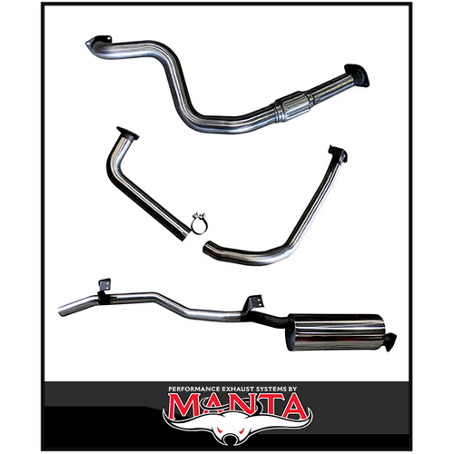 MANTA STAINLESS STEEL MANIFOLD BACK EXHAUST SYSTEM FITS TOYOTA LANDCRUISER HZJ75R 4.2L 1HZ 1990-1999 (SSMKTY0069)