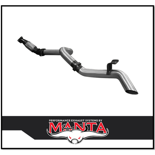 MANTA 3" STAINLESS STEEL TURBO BACK EXHAUST SYSTEM NO CAT & CAB EXIT FITS TOYOTA LANDCRUISER VDJ79R 4.5L V8 SINGLE CAB 2007-2016 (SSMKTY0090)