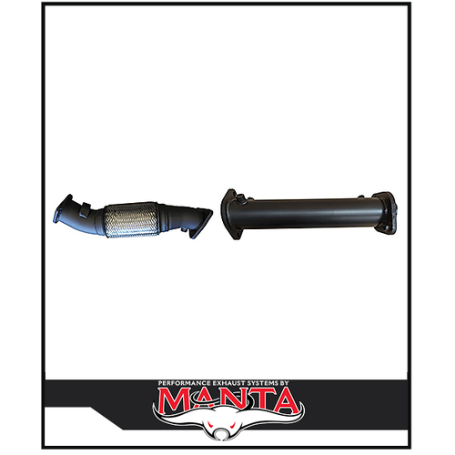 MANTA 3" STAINLESS STEEL DPF DELETE PIPE FITS TOYOTA LANDCRUISER VDJ79R 4.5L V8 2016-2025 (SSMKTY0296)