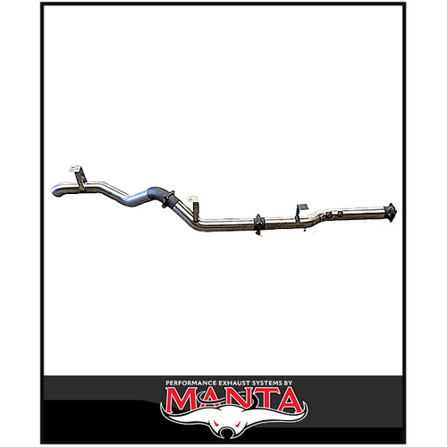 MANTA 4" STAINLESS STEEL DPF BACK EXHAUST SYSTEM FITS TOYOTA LANDCRUISER VDJ76R 4.5L V8 2016-ON