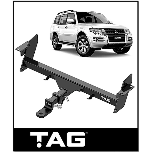 TAG HEAVY DUTY TOWBAR & WIRING KIT (2500KG) FITS MITSUBISHI PAJERO NS NT NW 11/2006-6/2014 (T4C284-K202)