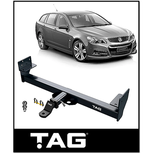 TAG HEAVY DUTY TOWBAR & WIRING KIT (2100KG) FITS HOLDEN COMMODORE VF WAGON 1/2013-10/2017 (T4H485-K101)