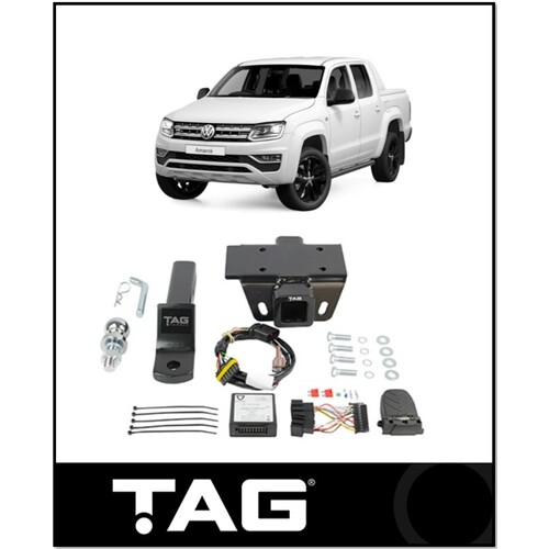 TAG TOWBAR KIT (3000KG) FITS VOLKSWAGEN AMAROK 2H 9/2010-ON WITH STEP (T7P673-K101)