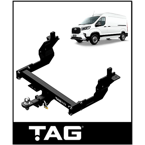 TAG HEAVY DUTY TOWBAR KIT (2800KG) FITS LDV DELIVER 9 LWB VAN 10/2020-ON (T7PA15)