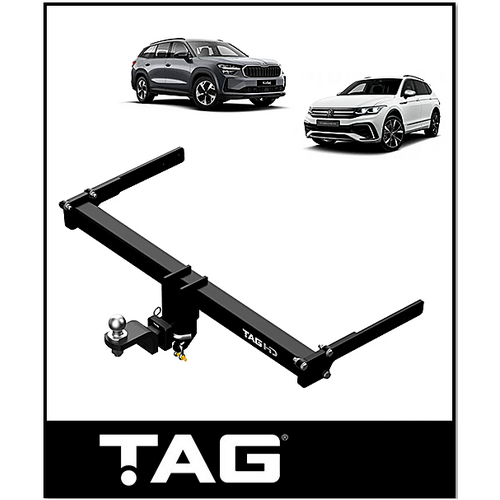 TAG TOWBAR & WIRING KIT (2500KG) FITS VOLKSWAGEN TIGUAN AD1 WAGON 5/2016-10/2024 (T7PA27-K201)