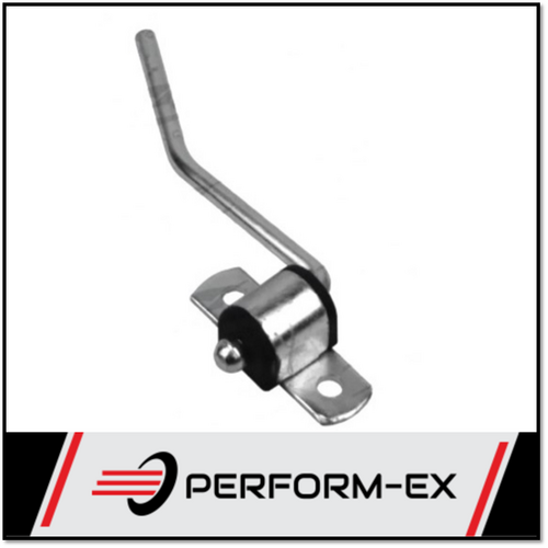 UNIVERSAL EXHAUST SWIVEL BRACKET 2 HOLES 10MM ROD (ZINC PLATED)