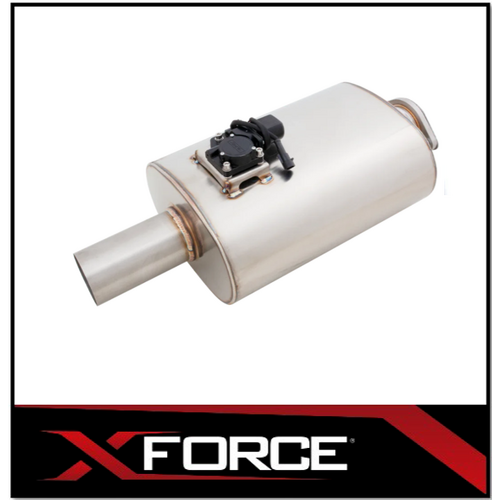 XFORCE VAREX 3" OVAL MUFFLER WITH 3" OUTLET (VMK11-300)