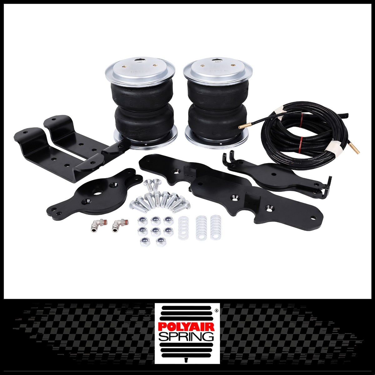 POLYAIR AIRBAG SUSPENSION KIT (STANDARD HEIGHT) FITS FORD RANGER SUPER DUTY T6.2 9/2025-ON (88378ULT)