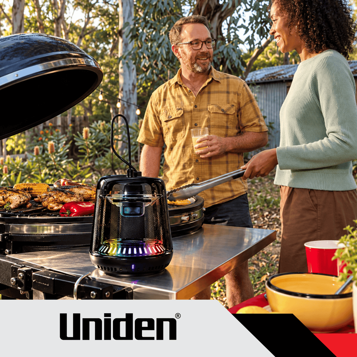 UNIDEN LOOOP ICHI PORTABLE BLUETOOTH SPEAKER WITH MAGNETIC BASE