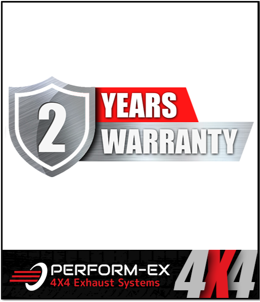 PERFORM-EX 3" TURBO BACK EXHAUST FITS NISSAN NAVARA D22 3.0L ZD30 2001-2006 - CAT/MUFFLER (NI213-MC)