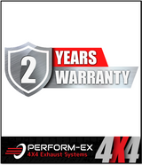 PERFORM-EX 3" TURBO BACK EXHAUST FITS NISSAN NAVARA D22 3.0L ZD30 2001-2006 - CAT/MUFFLER (NI213-MC)