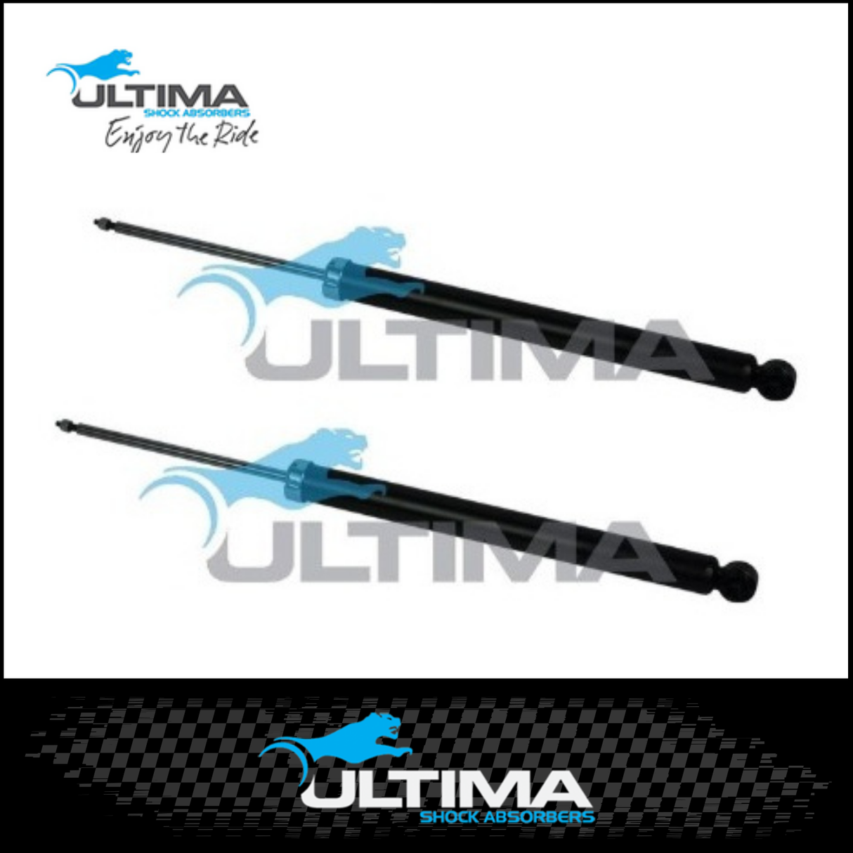 Rear Ultima Gas Shocks (Pair) fits Mazda 3 BK 1/04-3/09 Hatch/Sedan