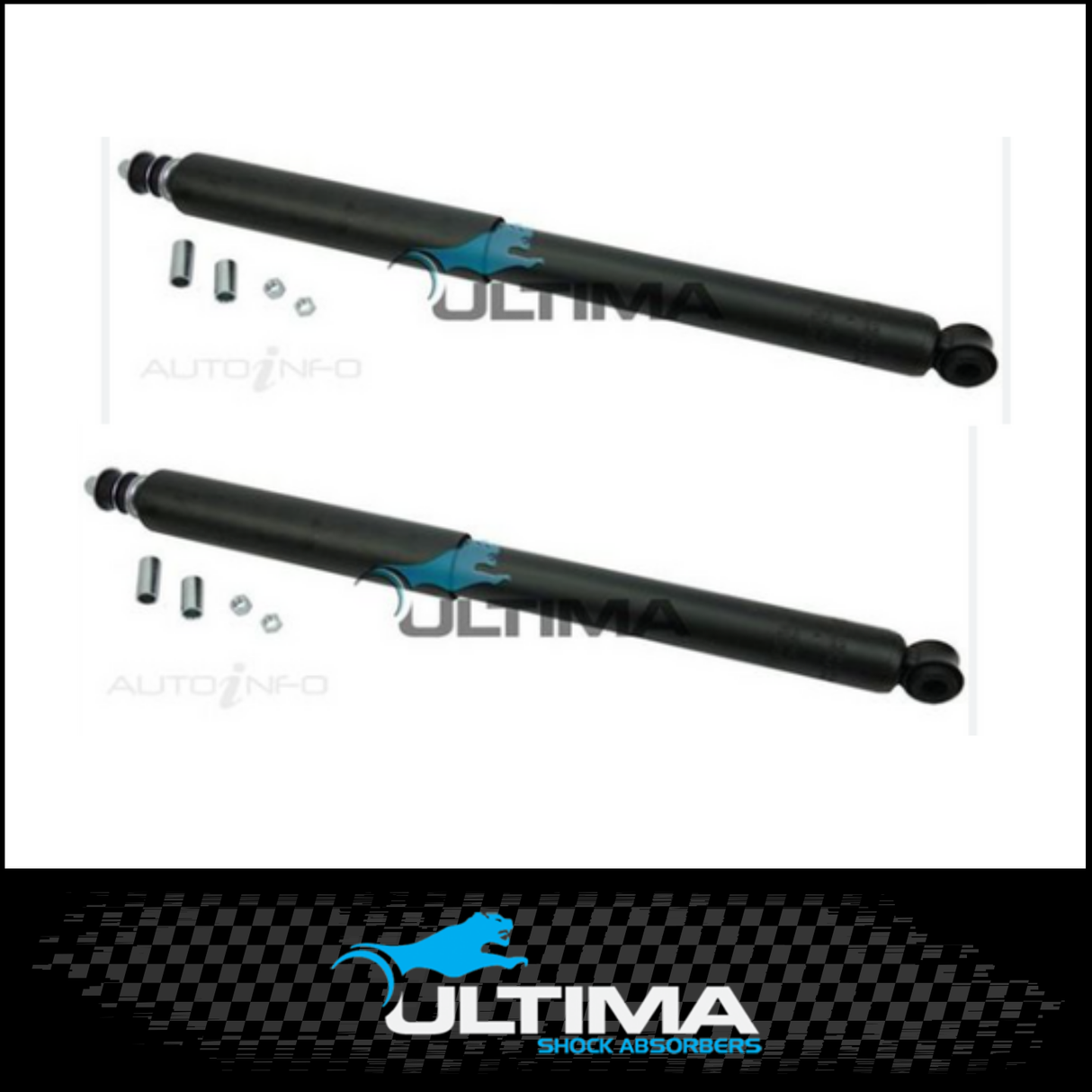 REAR NITRO GAS ULTIMA SHOCKS (PAIR) FITS TOYOTA RAV4 ACA21R 7/00-9/03
