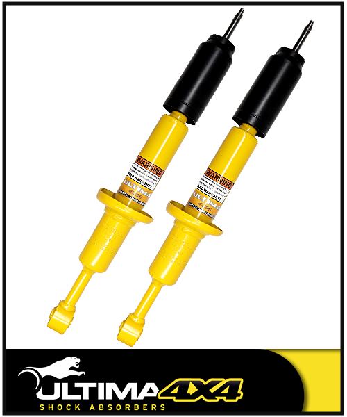 ULTIMA 4X4 FRONT NITRO GAS STRUTS (PAIR) FITS TOYOTA PRADO RZJ120R 10/2002-8/2004 (36S707A)