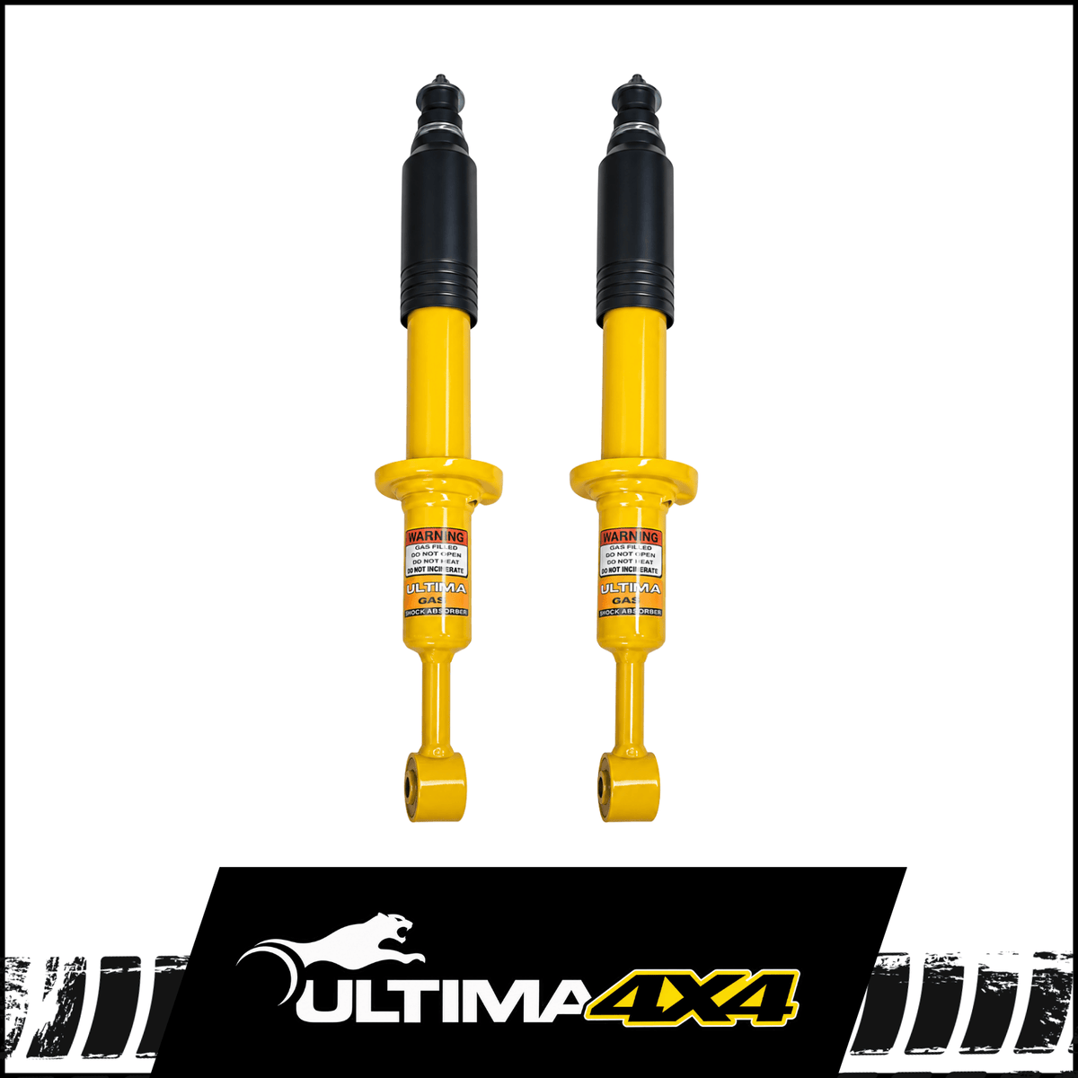 ULTIMA 4X4 FRONT NITRO GAS STRUTS (PAIR) FITS TOYOTA HILUX KUN26R 2/2005-3/2015 (36S715A)