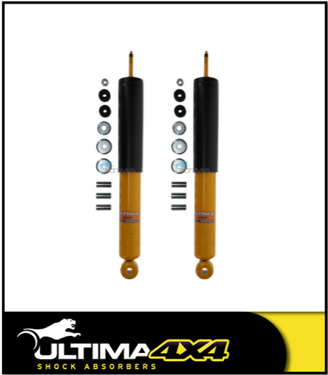ULTIMA 4X4 HEAVY DUTY REAR SHOCKS FITS MITSUBISHI PAJERO 4WD NF NG NH NK NL 1/1991-5/2000