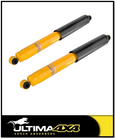 ULTIMA 4X4 HEAVY DUTY REAR SHOCKS (PAIR) FITS GREAT WALL V200 2.0L RWD 8/2011-12/2014 (400425)