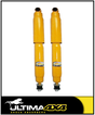 ULTIMA 4X4 NITRO GAS HEAVY DUTY REAR SHOCKS FITS NISSAN PATROL MQ MK 6/1980-12/1987 (400440)