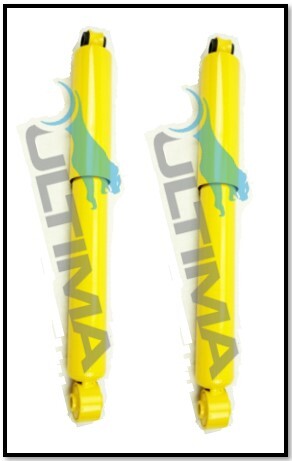 ULTIMA 4X4 NITRO GAS HEAVY DUTY REAR SHOCKS FITS NISSAN PATHFINDER R50 2/99-6/05