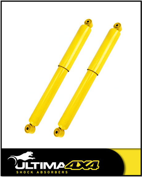 ULTIMA 4X4 HEAVY DUTY REAR SHOCKS (PAIR) FITS VOLKSWAGEN AMAROK 2H 2.0L TD 4CYL 4WD 2010-2022 (400923)
