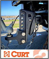 CURT REBELLION XD SHOCK DROP BALL MOUNT (50MM TOWBALL KIT)