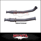 MANTA 3" HI-FLOW CATS & CONNECTING PIPES FITS FORD FALCON FG SEDAN 5.0L SUPERCHARGED V8 (SSMKFD0268)