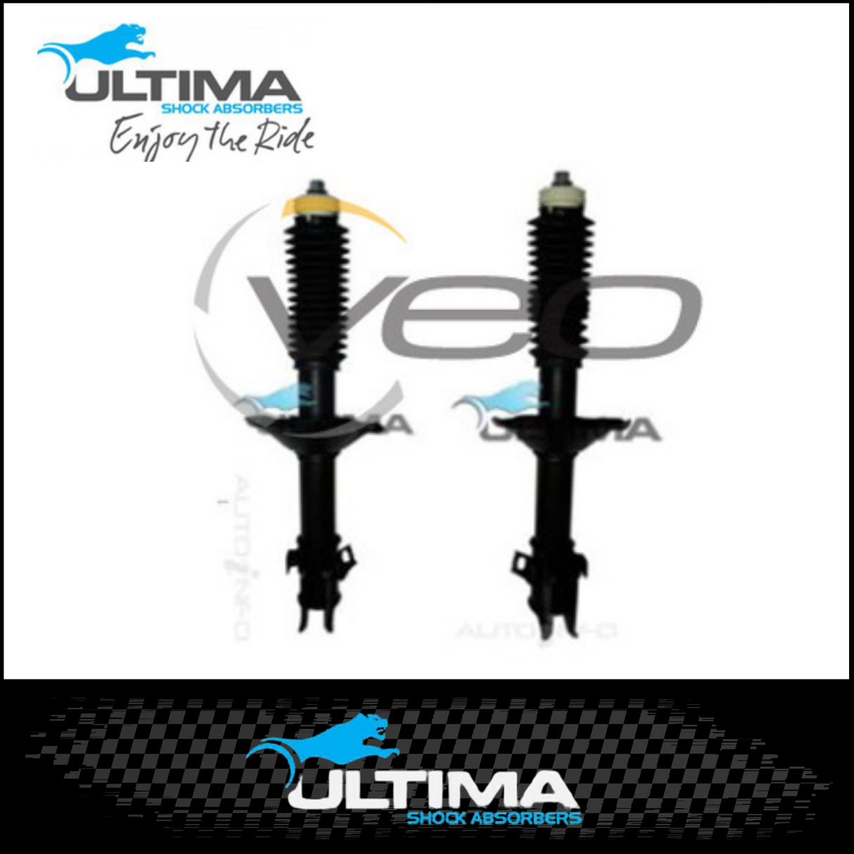 FRONT NITRO GAS ULTIMA STRUTS (PAIR) FITS SUBARU FORESTER SH 2.5L 2/10-1/13
