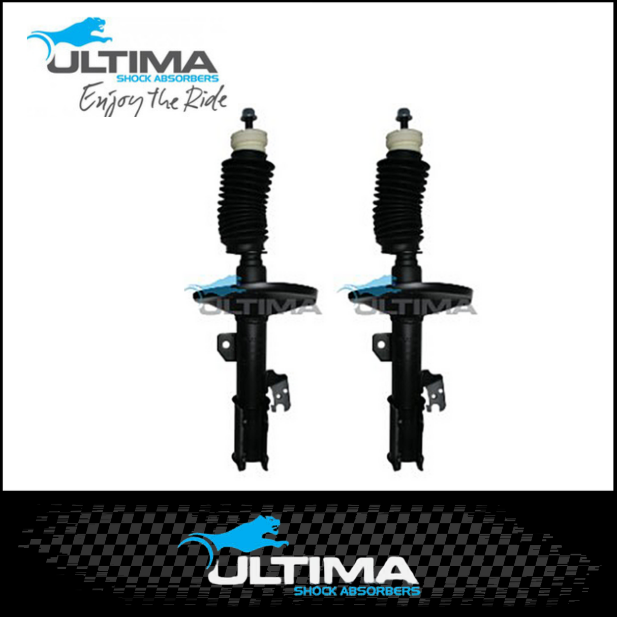 FRONT NITRO GAS ULTIMA STRUTS (PAIR) FITS TOYOTA AURION GSV40R 10/2006-3/2012