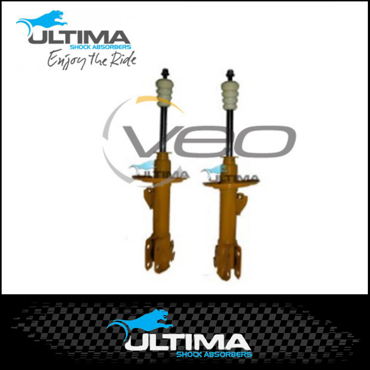 FRONT NITRO GAS ULTIMA STRUTS (PAIR) FITS TOYOTA YARIS NCP130R 11/11-ON (4 DR)