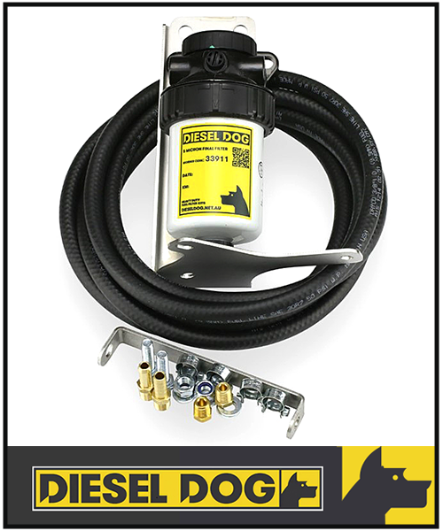 DIESEL DOG PRE-FUEL FILTER KIT FITS TOYOTA LANDCRUISER VDJ76 VDJ78 VDJ79 4.5L V8 2007-2024 (70002-30)
