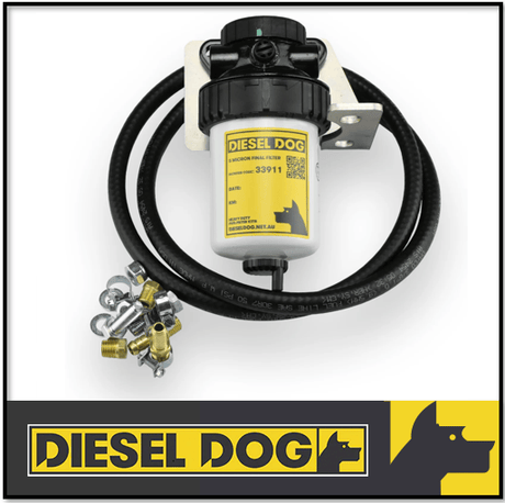 DIESEL DOG SECONDARY FUEL FILTER KIT FITS TOYOTA PRADO KZJ120R 3.0L 1KZ-TE 2/2003-10/2006 (70003)