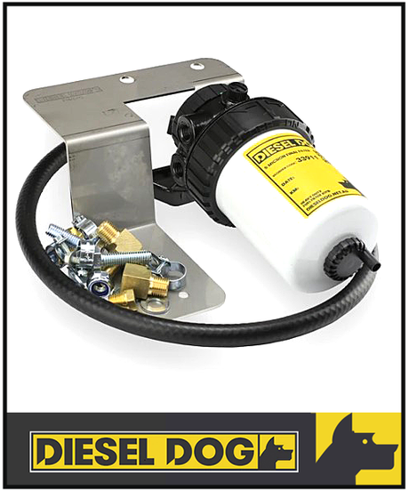 DIESEL DOG SECONDARY FUEL FILTER KIT FITS NISSAN NAVARA D22 2.5L YD25 1/07-12/15