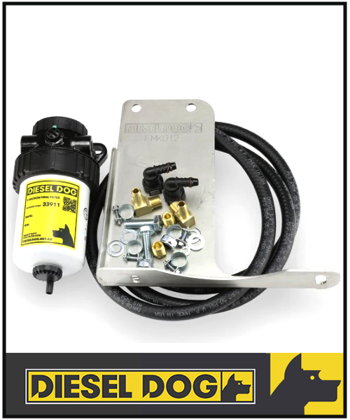 DIESEL DOG SECONDARY FUEL FILTER KIT FITS HOLDEN COLORADO 7 RG 2.8L 6/12-6/17