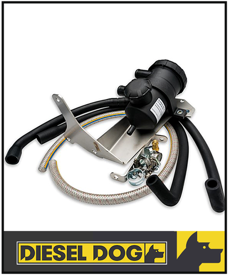 PROVENT CATCH CAN KIT BY DIESEL DOG FITS TOYOTA LANDCRUISER VDJ200R 9/07-12/21
