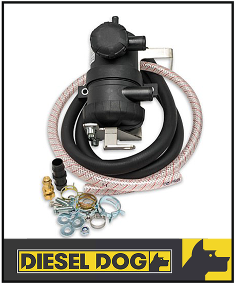 PROVENT CATCH CAN KIT BY DIESEL DOG FITS FORD RANGER PX III 2.0L BI-TURBO 18-ON