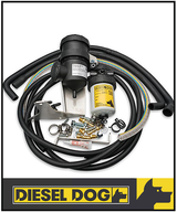 DIESEL DOG FUEL FILTER / CATCH CAN DUAL KIT FITS TOYOTA LANDCRUISER VDJ78R 4.5L V8 2007-2024 (90002)