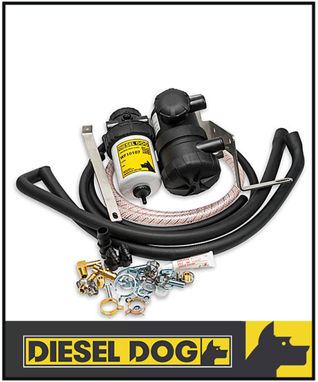 DIESEL DOG FUEL FILTER / CATCH CAN DUAL KIT FITS MAZDA BT-50 UR 3.2L 5CYL 2015-2020 (90006)