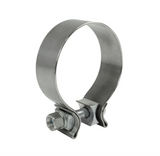 2.25" (57MM) STAINLESS STEEL EXHAUST PIPE CLAMP - ACCUSEAL SINGLE BOLT