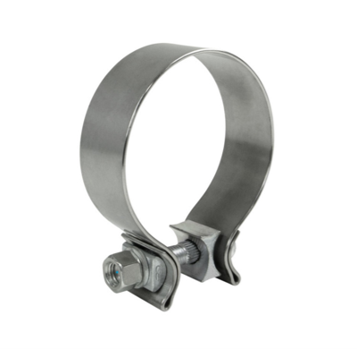 2.25" (57MM) STAINLESS STEEL EXHAUST PIPE CLAMP - ACCUSEAL SINGLE BOLT