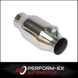 UNIVERSAL HIGH FLOW METALLIC CAT CONVERTER - 2" (51MM) 100 CPSI (B1T200MBR)