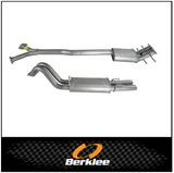 BERKLEE CATBACK EXHAUST SYSTEM FITS HOLDEN CREWMAN VY VZ 5.7L V8 10/2003-1/2006 - MUFFLER/MUFFLER (BS9592-9593)