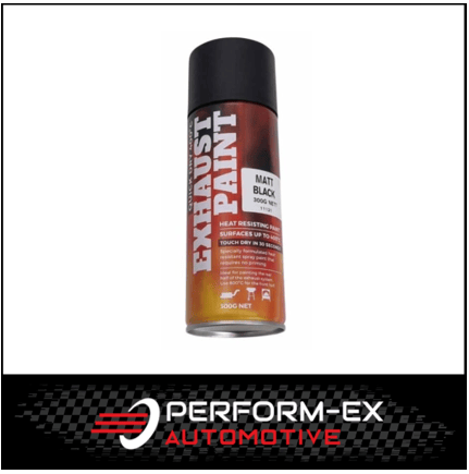 HIGH TEMPERATURE EXHAUST SYSTEM PAINT 400DEG MATT BLACK (QDEP300MB)