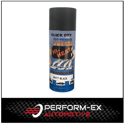 HIGH TEMPERATURE EXHAUST SYSTEM PAINT 800DEG MATT BLACK (HHEP300MB)