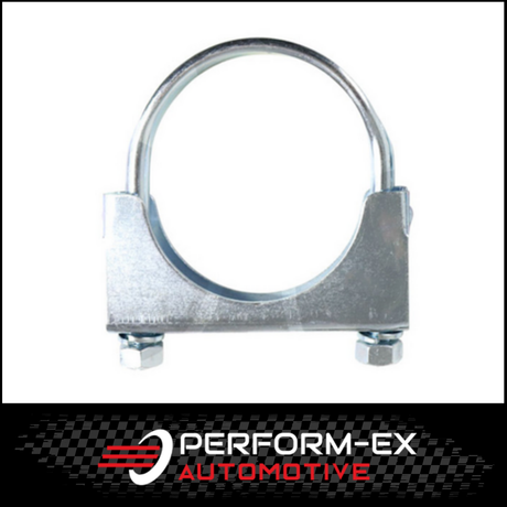 U-BOLT EXHAUST CLAMP - INSIDE DIAMETER 67MM (2 5/8" INCH) ZINC PLATED