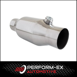 UNIVERSAL HIGH FLOW METALLIC CAT CONVERTER - 2.25" (57MM) 200 CPSI (C2T225MBR)