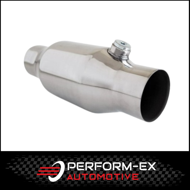 UNIVERSAL HIGH FLOW METALLIC CAT CONVERTER - 2.25" (57MM) 200 CPSI (C2T225MBR)