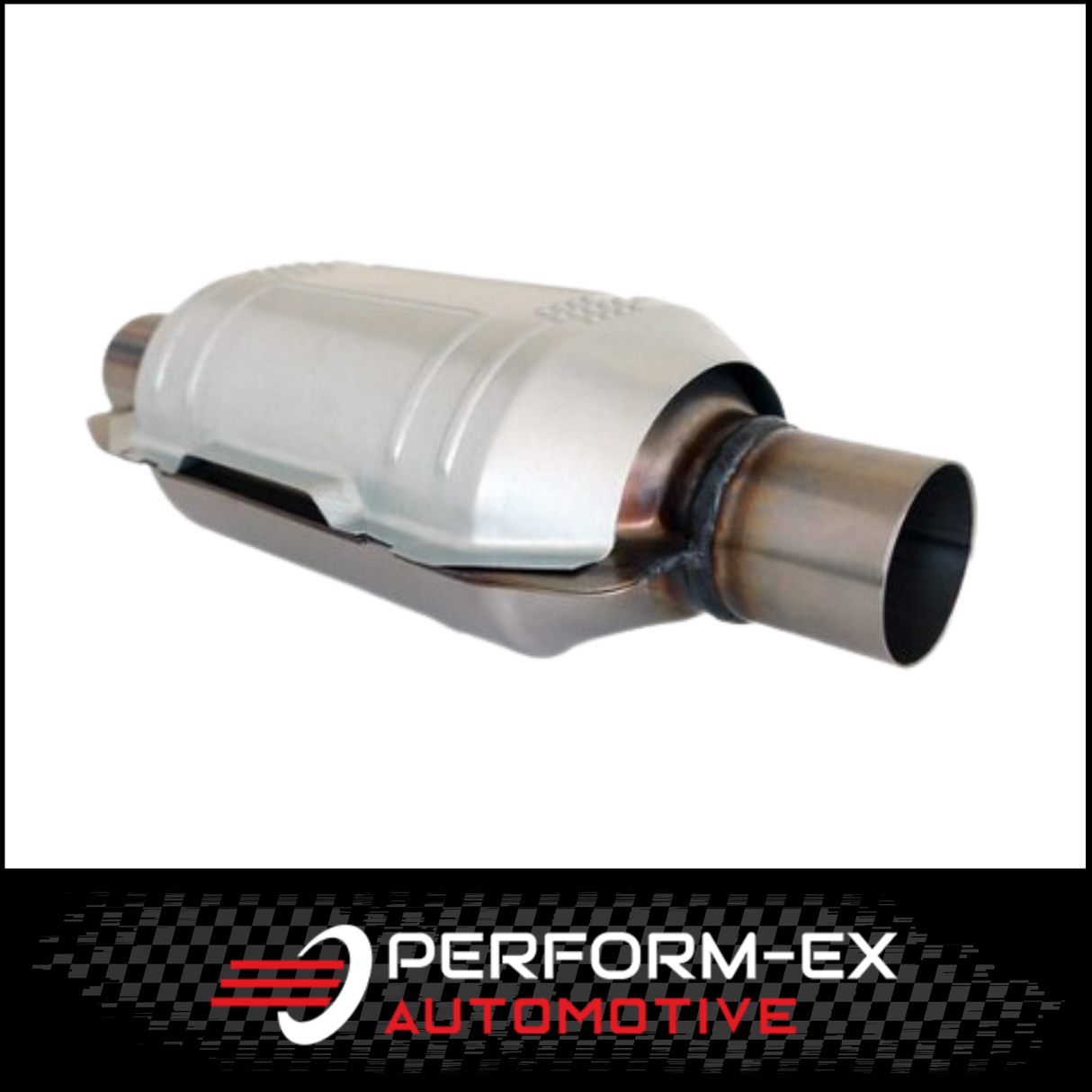 UNIVERSAL METALLIC EURO 2 OVAL CAT CONVERTER - 2" (51MM) 300 CPSI (CAT200MV)