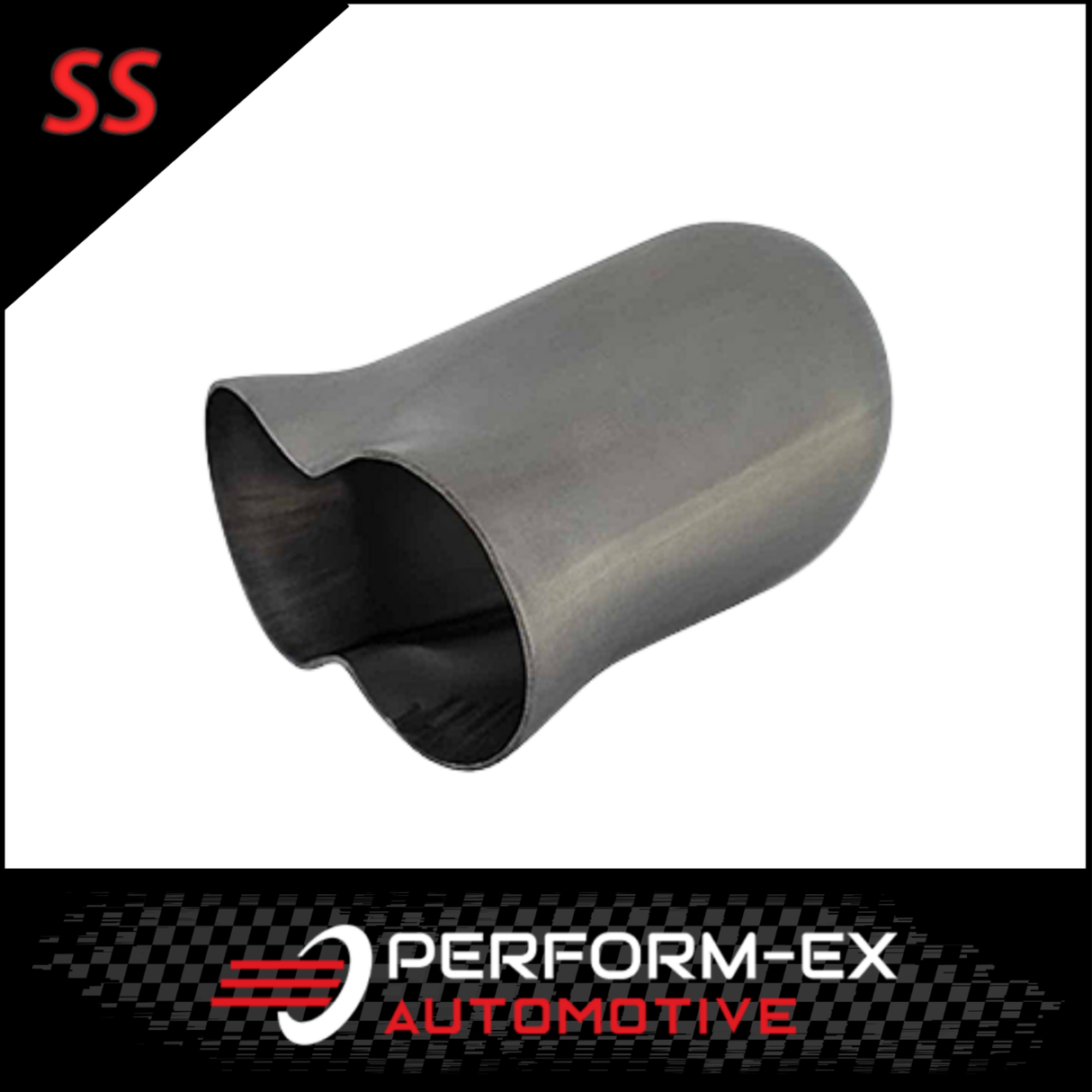 2 x 1.58" INLET 2" OUTLET 2 INTO 1 SS COLLECTOR CONE (CC203SS)
